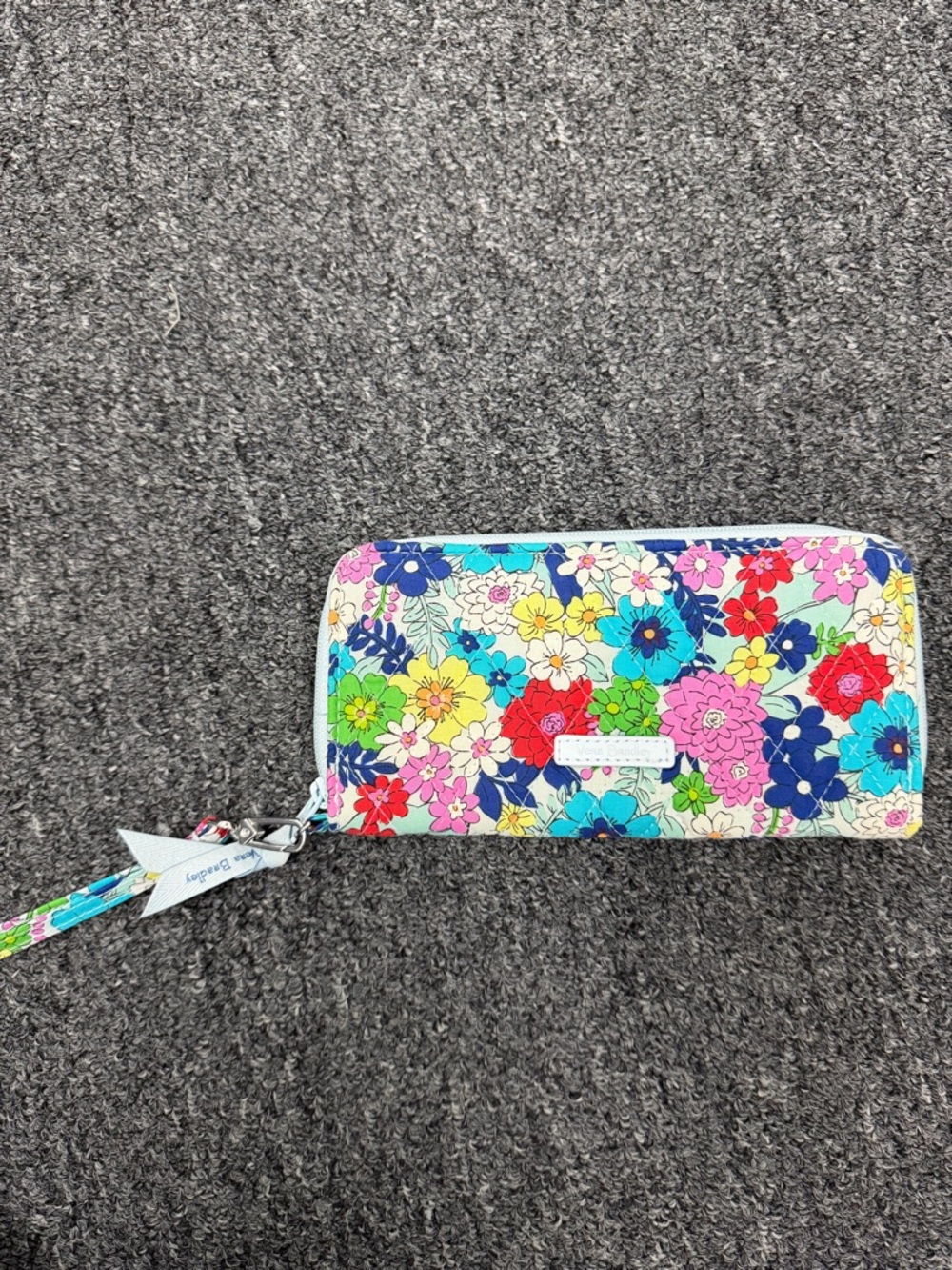 Vera Bradley Bright Floral Zip Wristlet Wallet - Multicolor Floral